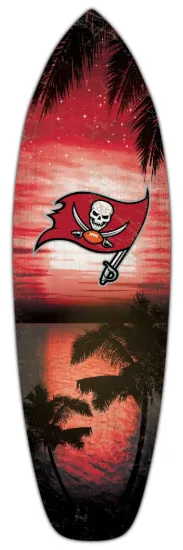 Picture of 18 inch Tampa Bay Bucs Surfboard Wall Art