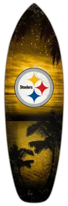Picture of 18inch Pittsurgh Steelers Surfboard Wall Art