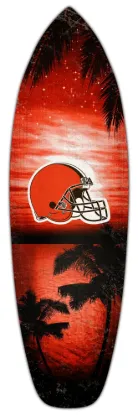 Picture of 18inch NFL Cleveland Browns Surfboard Wall Art